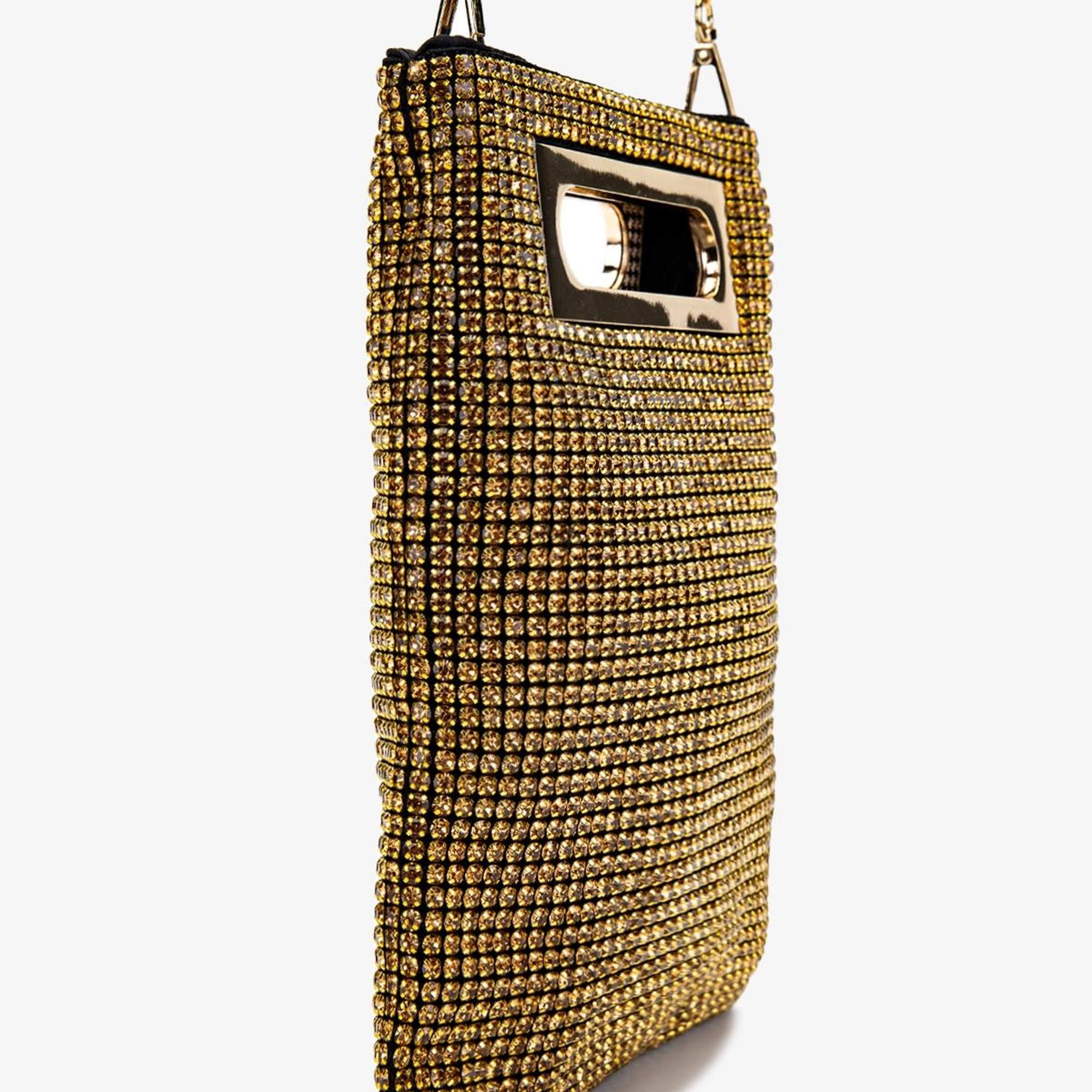 Valmenti Kadın Vegan Altın Omuz Çanta