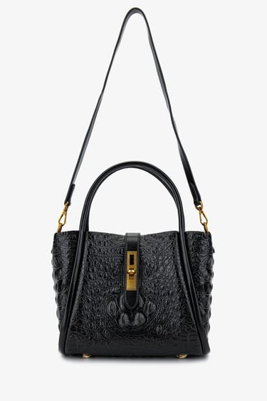  Valmenti Kadın Vegan Siyah Omuz Çanta