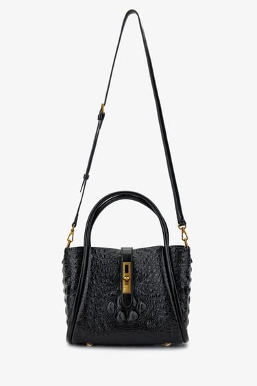  Valmenti Kadın Vegan Siyah Omuz Çanta