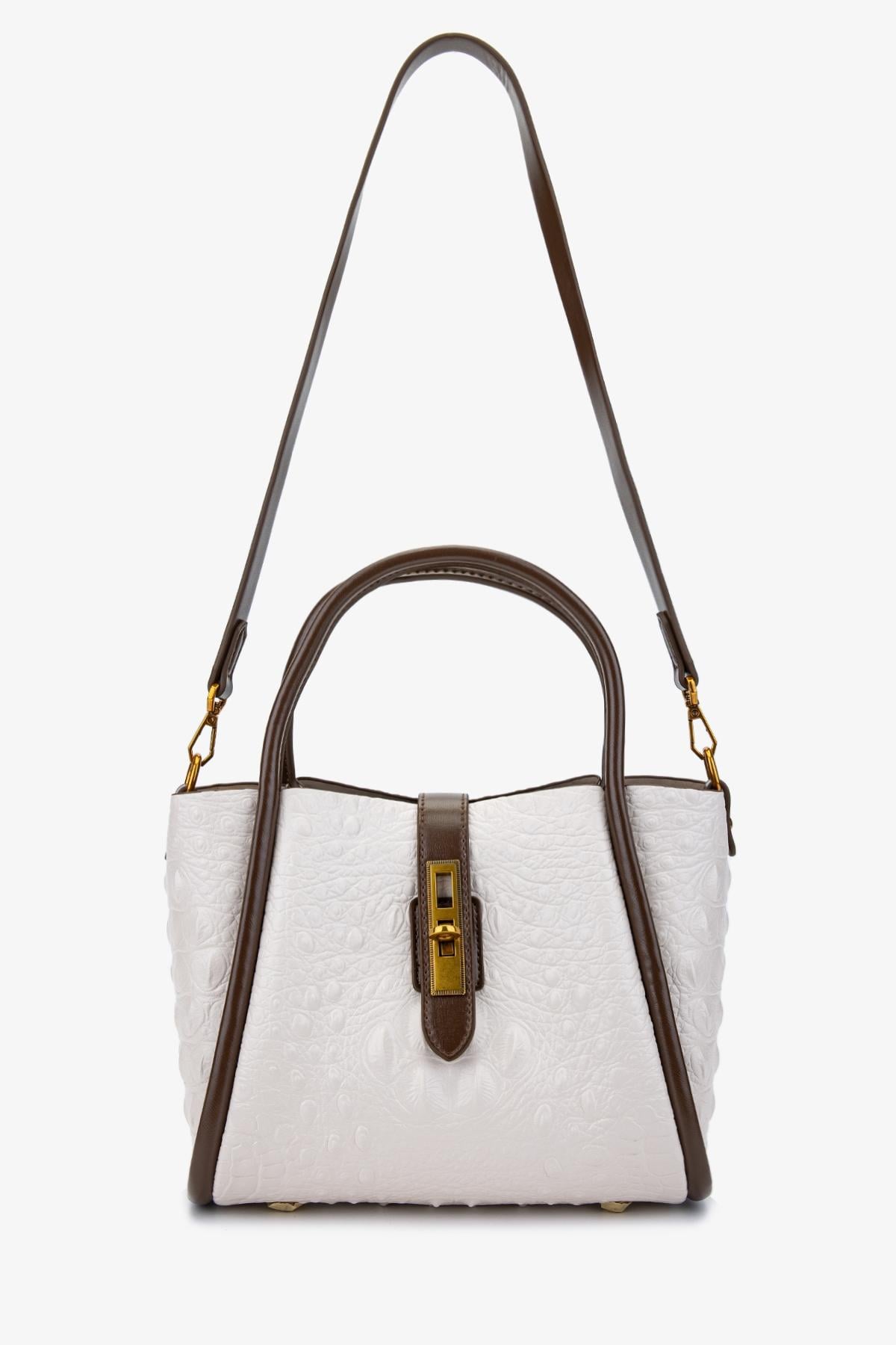  Valmenti Kadın Vegan Bej Omuz Çanta