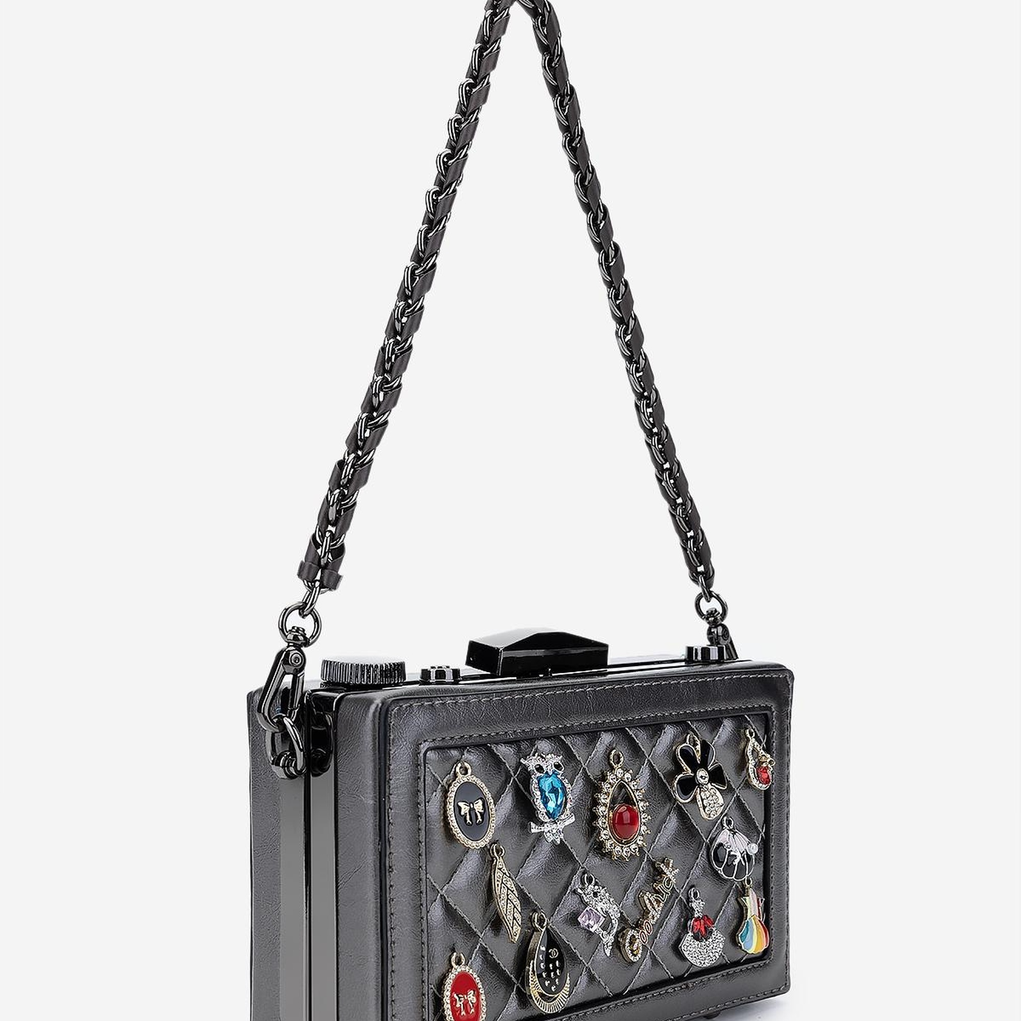 Valmenti Kadın Vegan Metalik Omuz Çanta