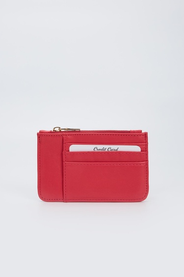  Valmenti Kadın Fuşya Hakiki Deri GÜNLÜK Cuzdan,Kartlık,Anahtarlık