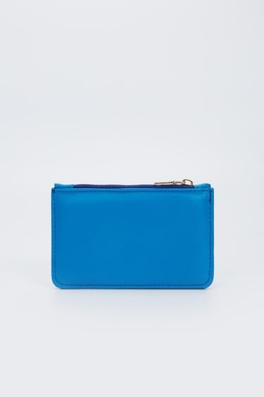  Valmenti Kadın Mavi Hakiki Deri GÜNLÜK Cuzdan,Kartlık,Anahtarlık