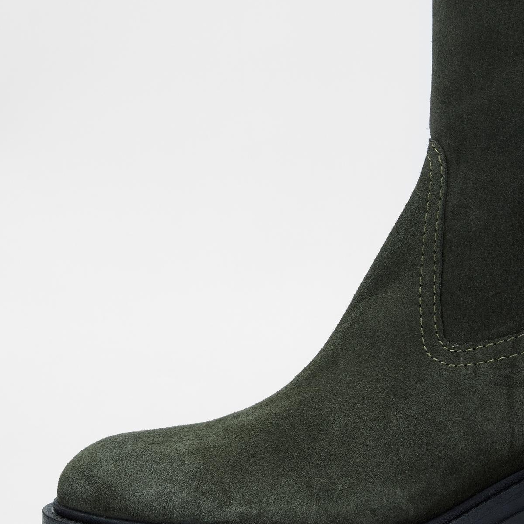 Valmenti Kadın Haki Süet Hakiki Deri Çizme