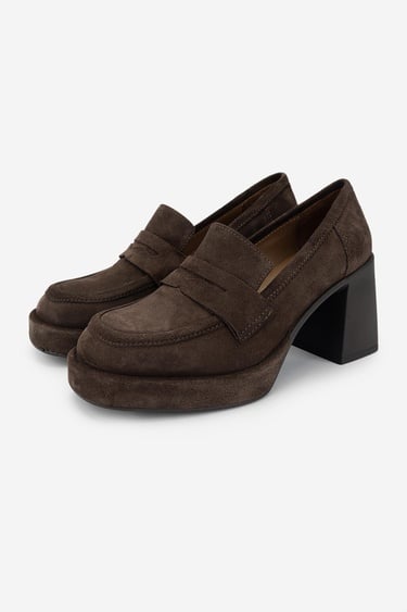  Valmenti Kadın Hakiki Deri Kahverengi Süet Makosen Ayakkabı