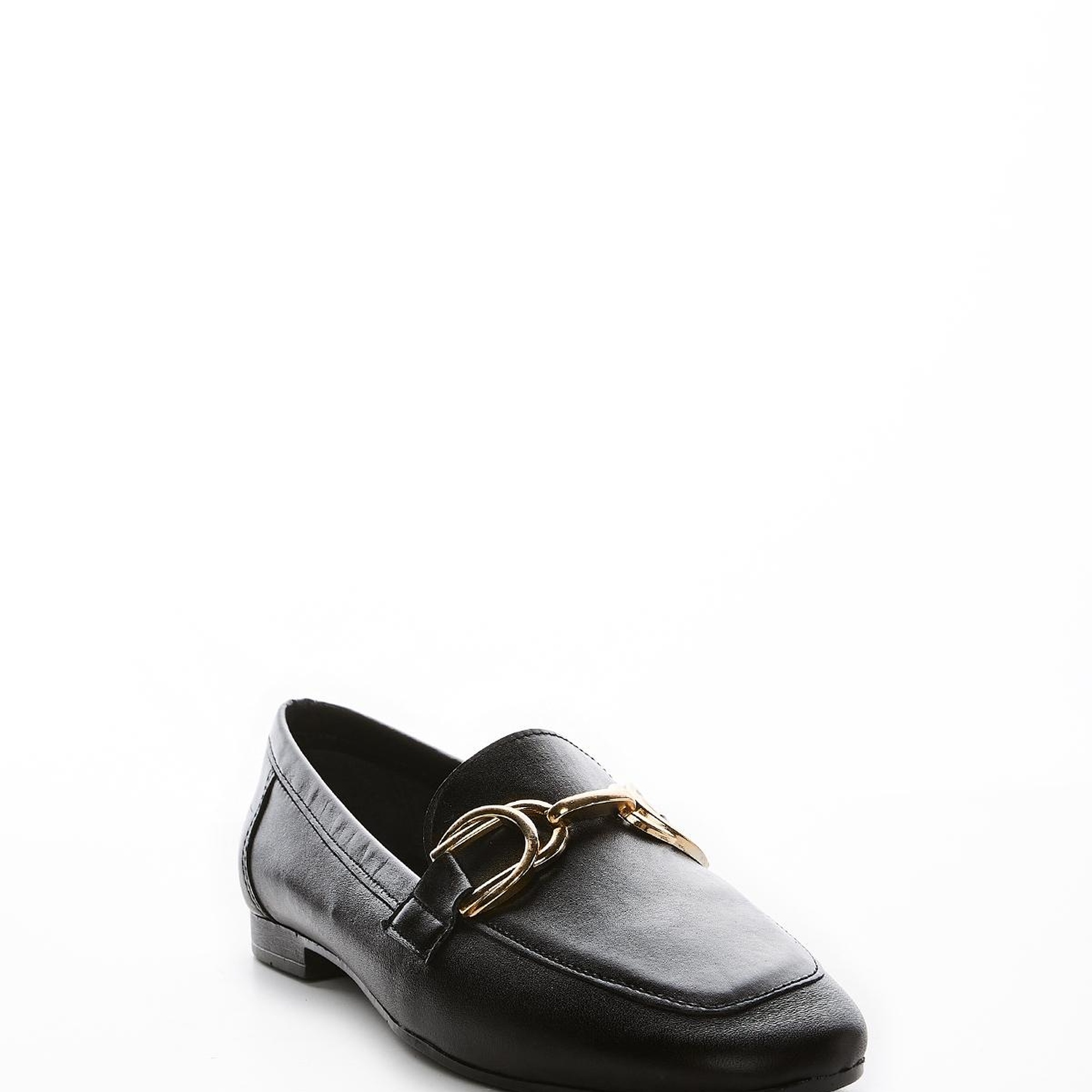 Valmenti Agathe Kadın Siyah Hakiki Deri Loafer Ayakkabı