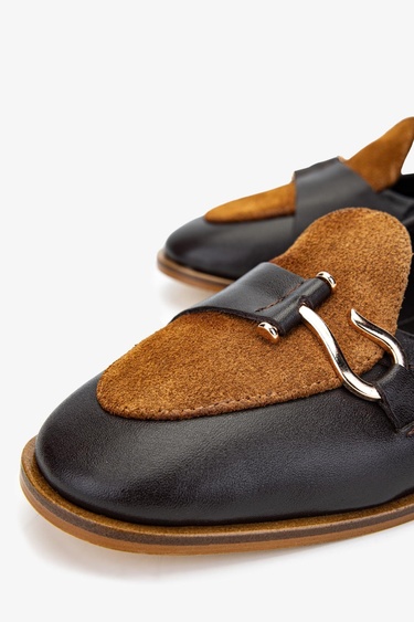  Valmenti Kadın Kahverengi Loafer Ayakkabı