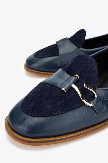  Valmenti Kadın Lacivert Loafer Ayakkabı