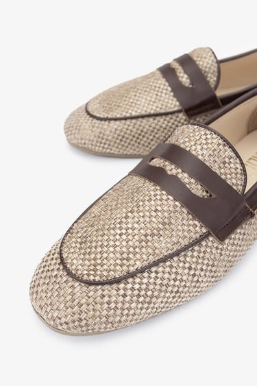  Valmenti Topy Kadın Kahverengi Deri & Tekstil Loafer Ayakkabı