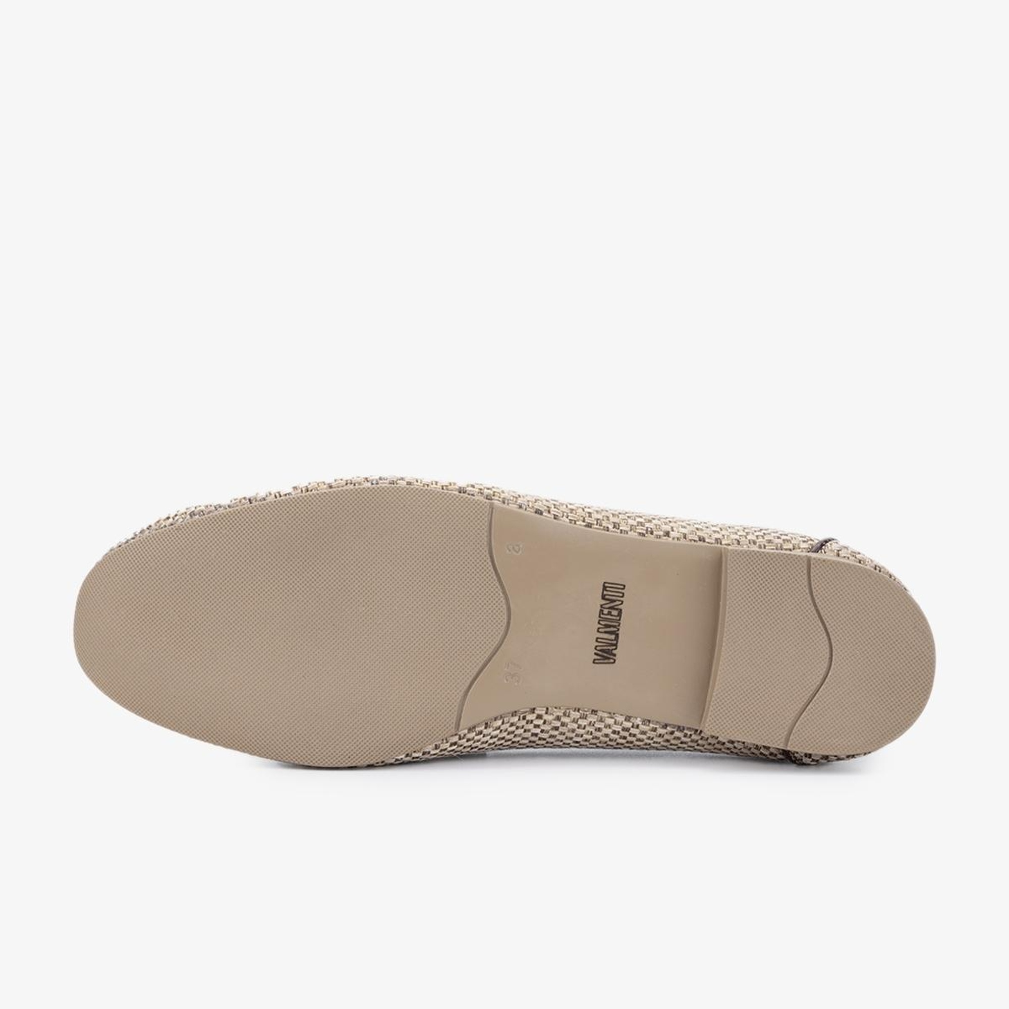 Valmenti Topy Kadın Kahverengi Deri & Tekstil Loafer Ayakkabı