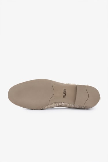  Valmenti Topy Kadın Naturel/Gold Deri & Tekstil Loafer Ayakkabı