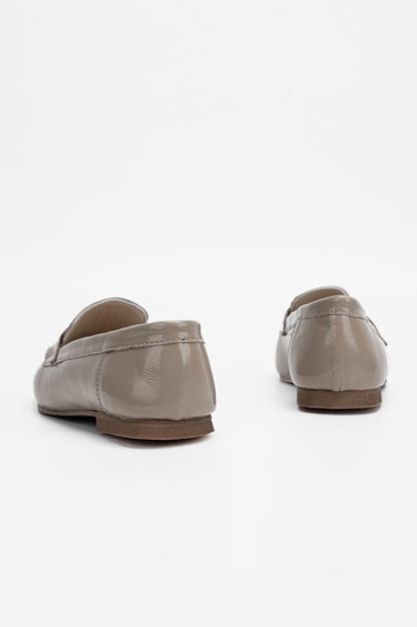  Valmenti Kadın Vizon krsk rgn Hakiki Deri Loafer Ayakkabı