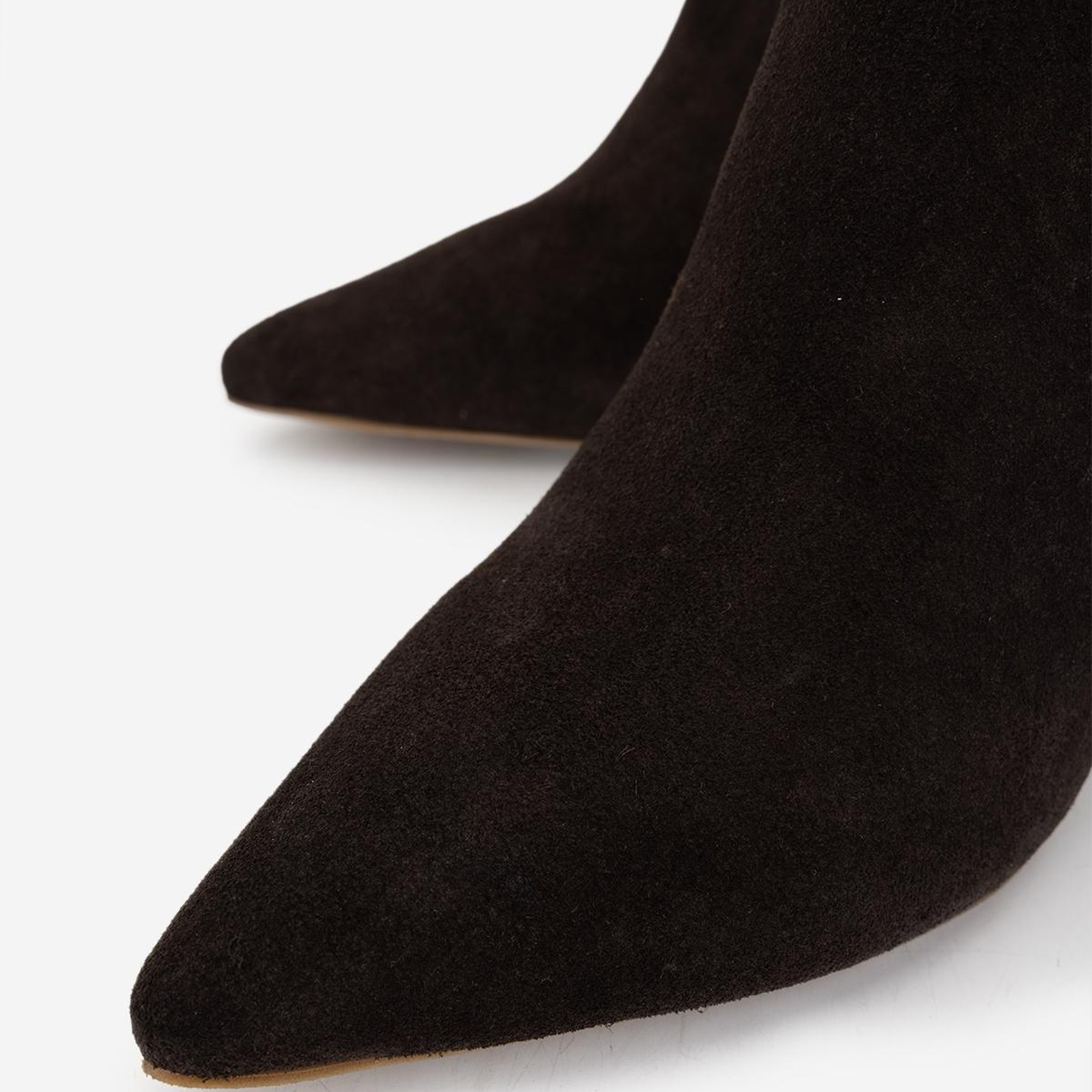 Valmenti Kadın Kahverengi Süet Topuklu Çizme