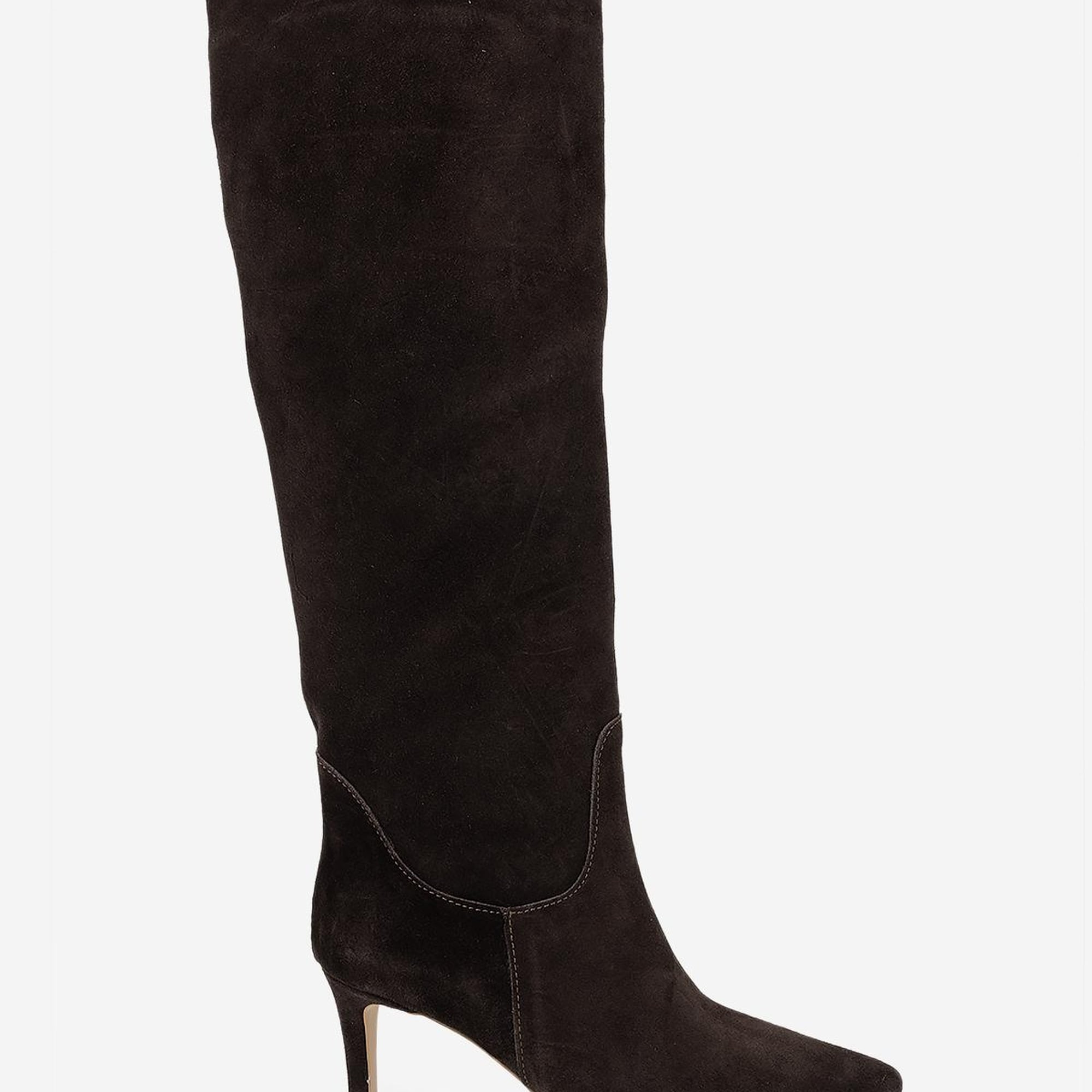 Valmenti Kadın Kahverengi Süet Topuklu Çizme