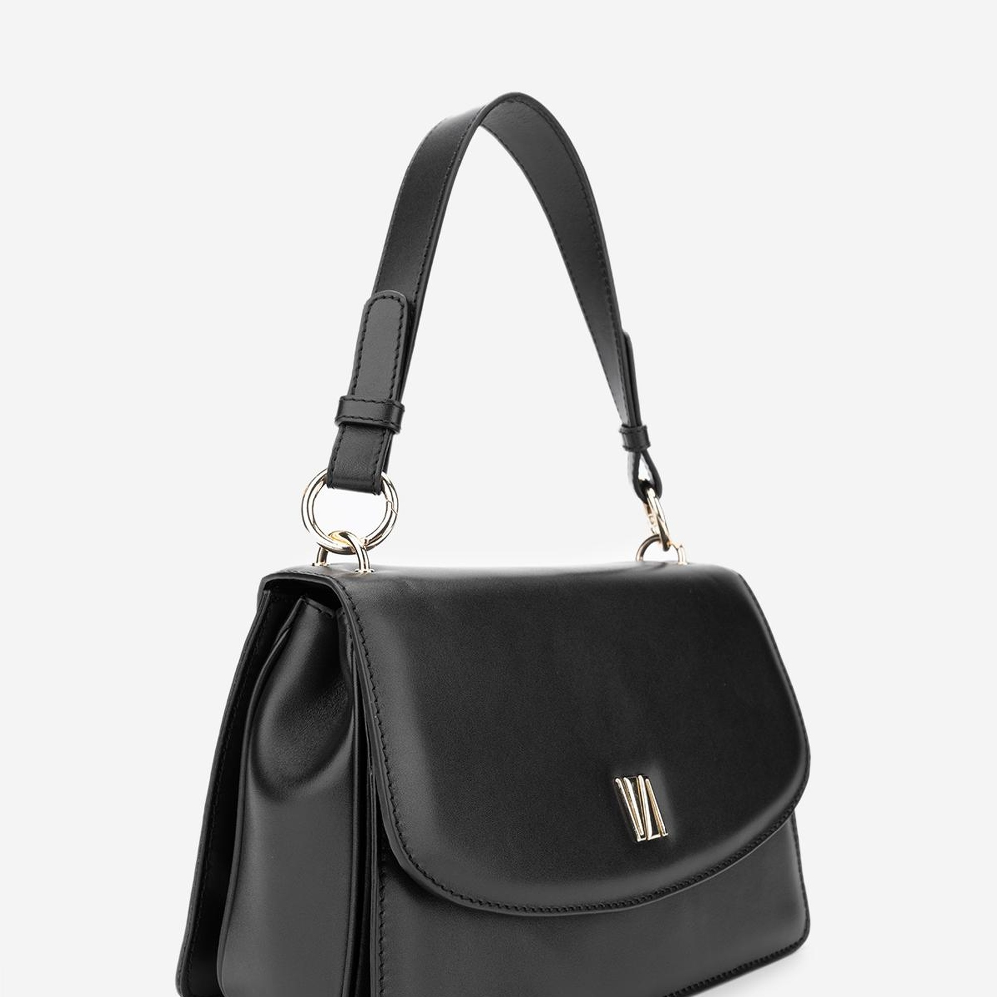 Valmenti Rizy Kadın Siyah Hakiki Deri Omuz Çanta