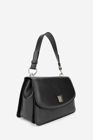  Valmenti Rizy Kadın Siyah Hakiki Deri Omuz Çanta