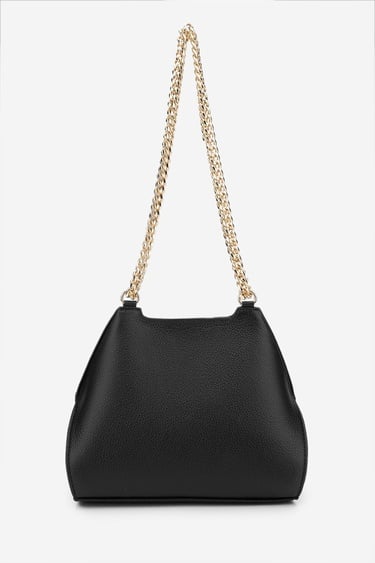  Valmenti Samsa Kadın Siyah Floter Hakiki Deri Omuz Çanta