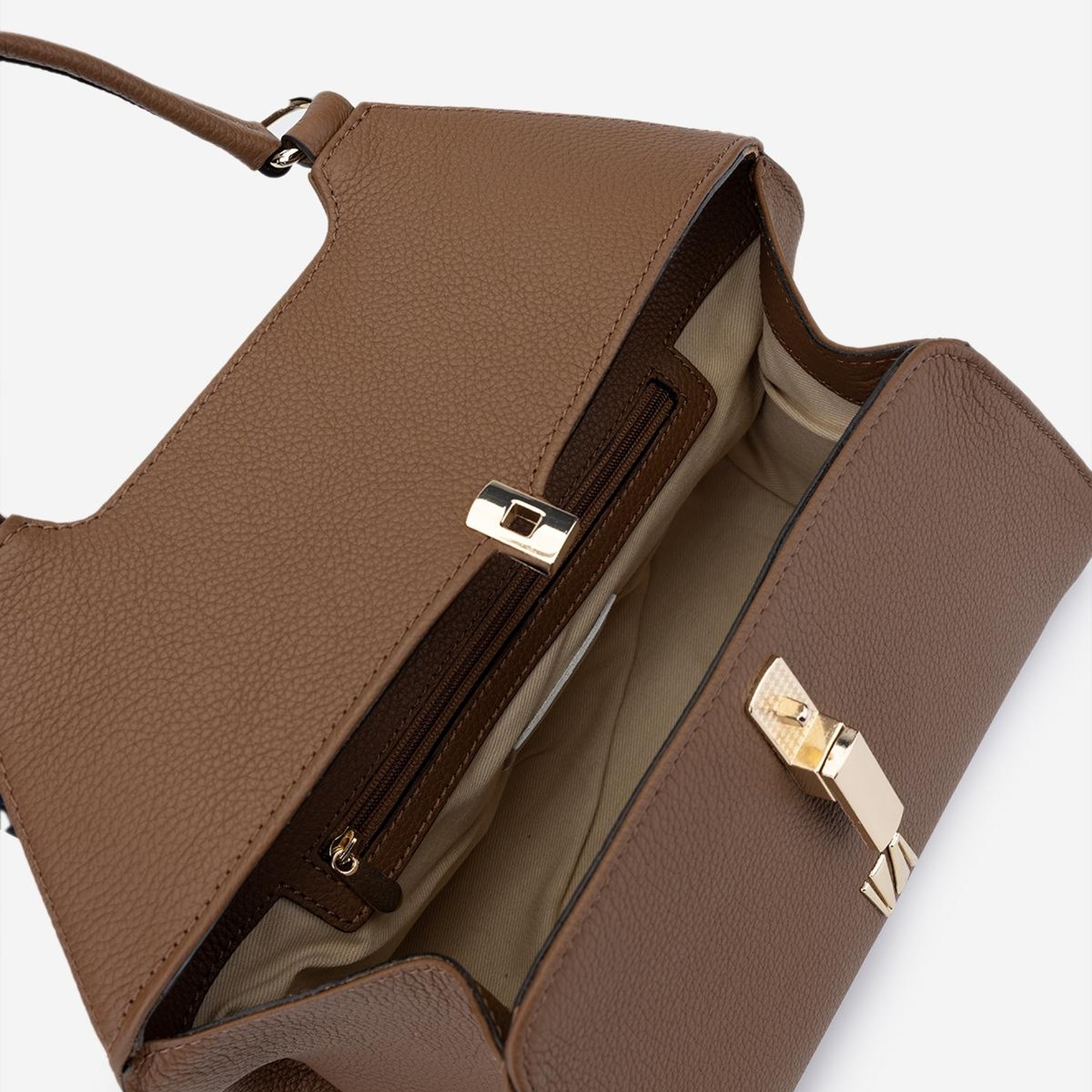 Valmenti Azra Kadın Taba Hakiki Deri Kol Çantası