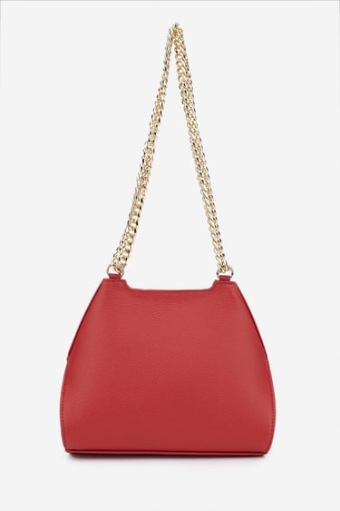  Valmenti Samsa Kadın Kırmızı Floter Hakiki Deri Omuz Çanta