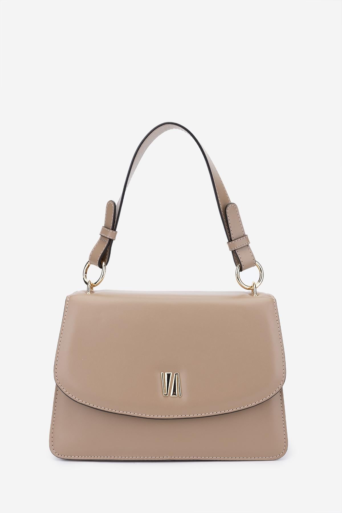  Valmenti Rizy Kadın Kum Hakiki Deri Omuz Çanta