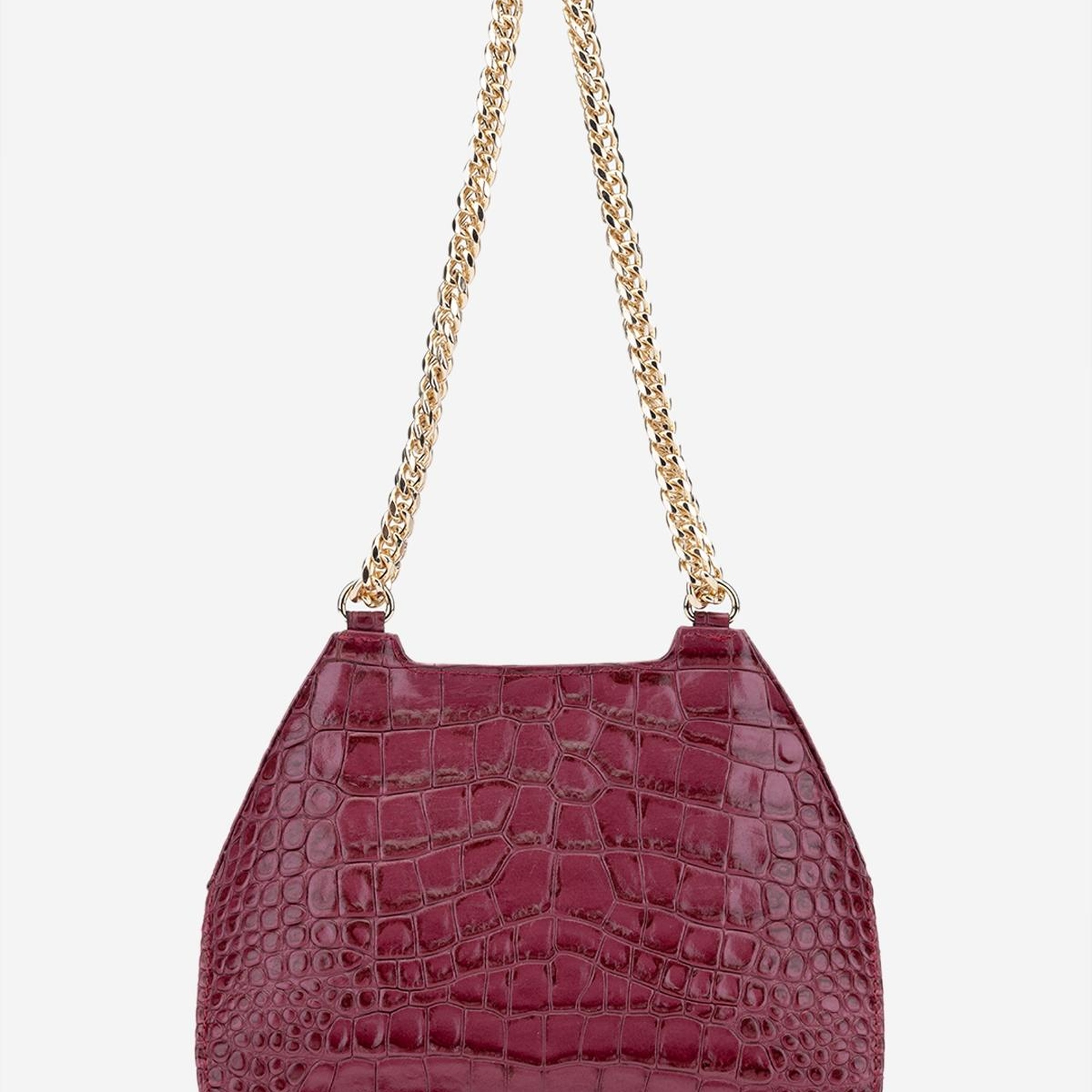 Valmenti Samsa Kadın Fuşya Hakiki Deri Omuz Çanta