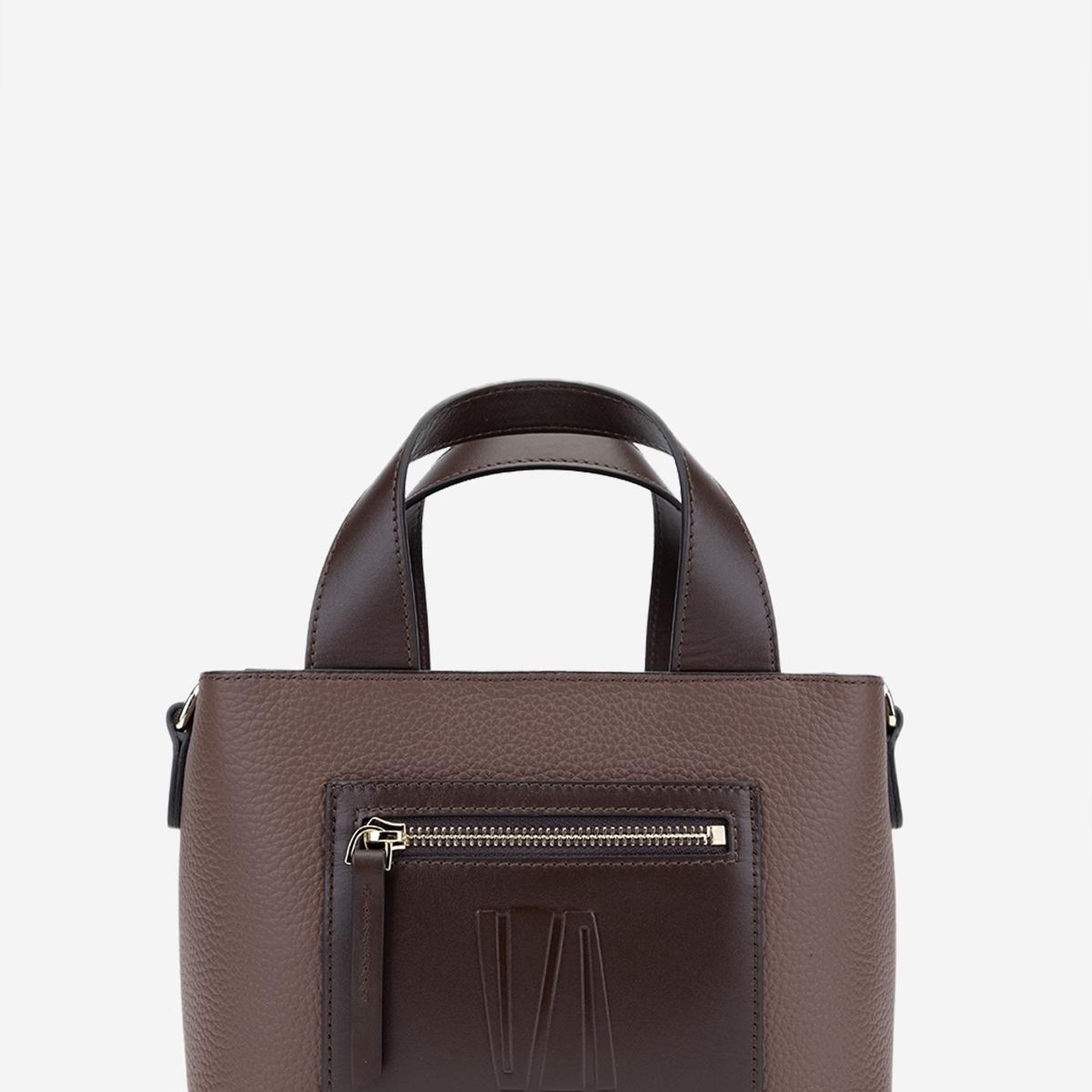 Valmenti Zumba Kadın Kahverengi Hakiki Deri El Çantası