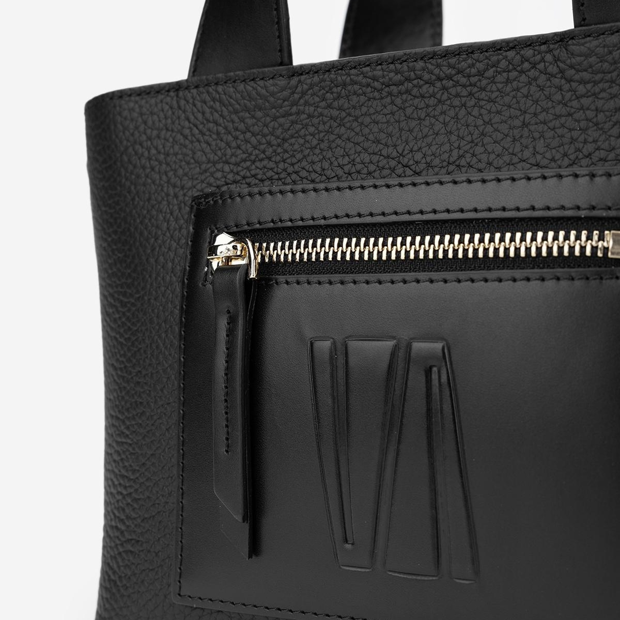 Valmenti Zumba Kadın Siyah/Siyah Hakiki Deri El Çantası