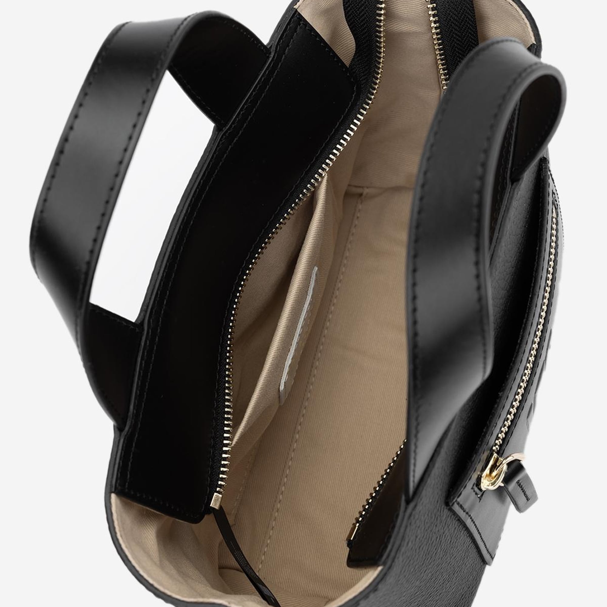 Valmenti Zumba Kadın Siyah/Siyah Hakiki Deri El Çantası