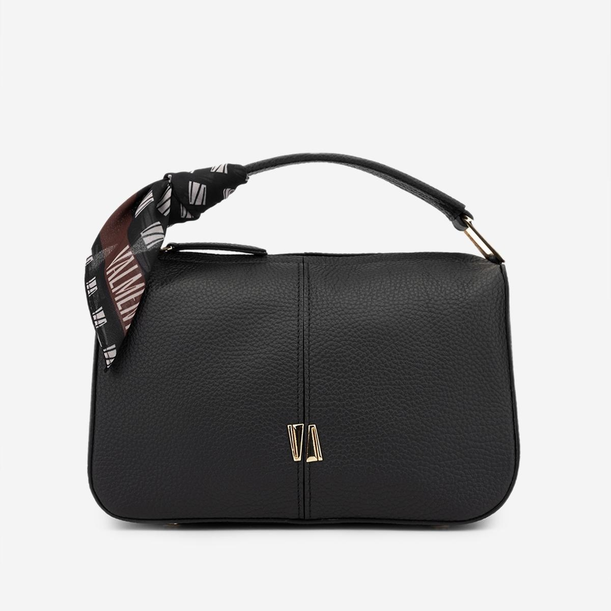 Valmenti Termo Kadın Siyah Floter Hakiki Deri Omuz Çanta