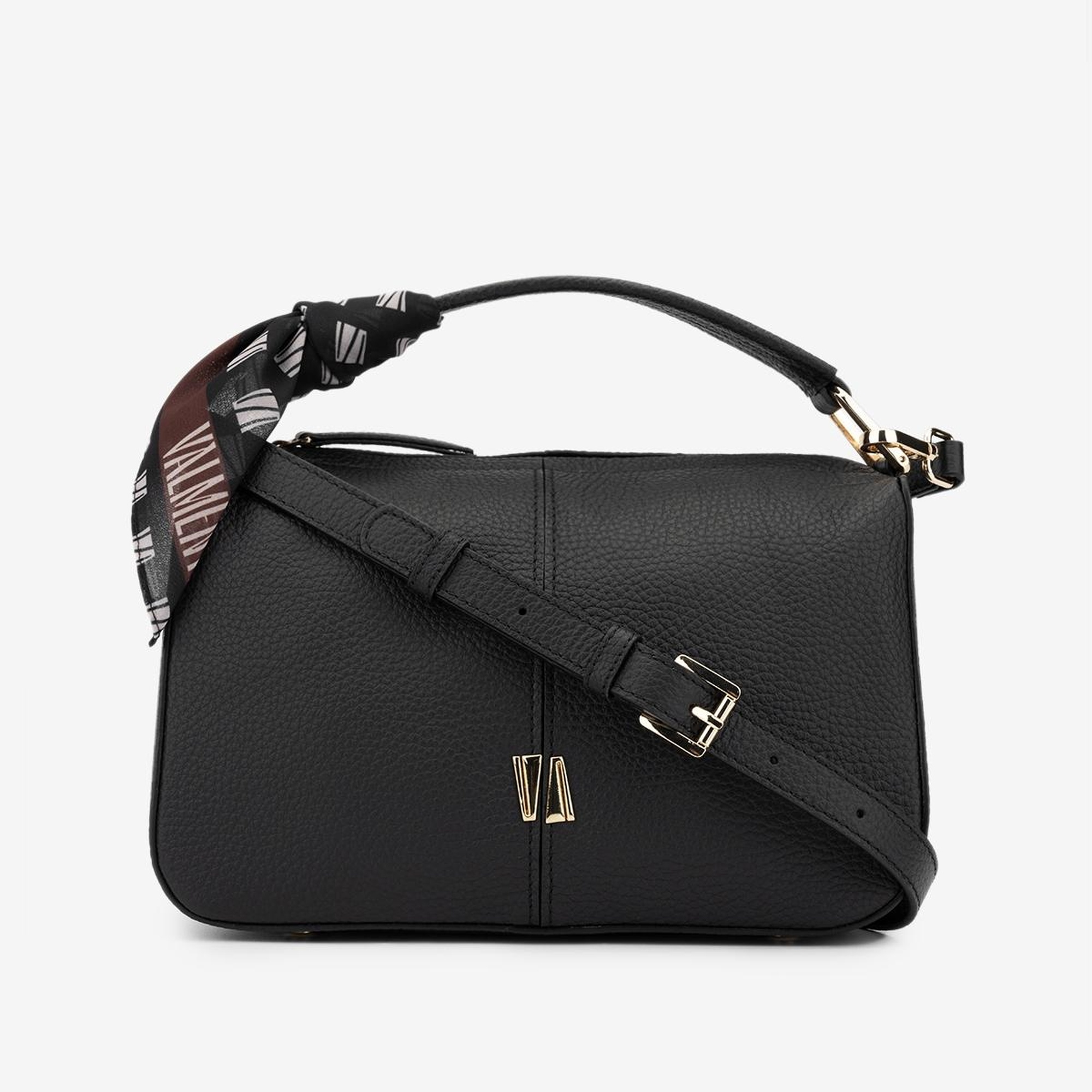 Valmenti Termo Kadın Siyah Floter Hakiki Deri Omuz Çanta