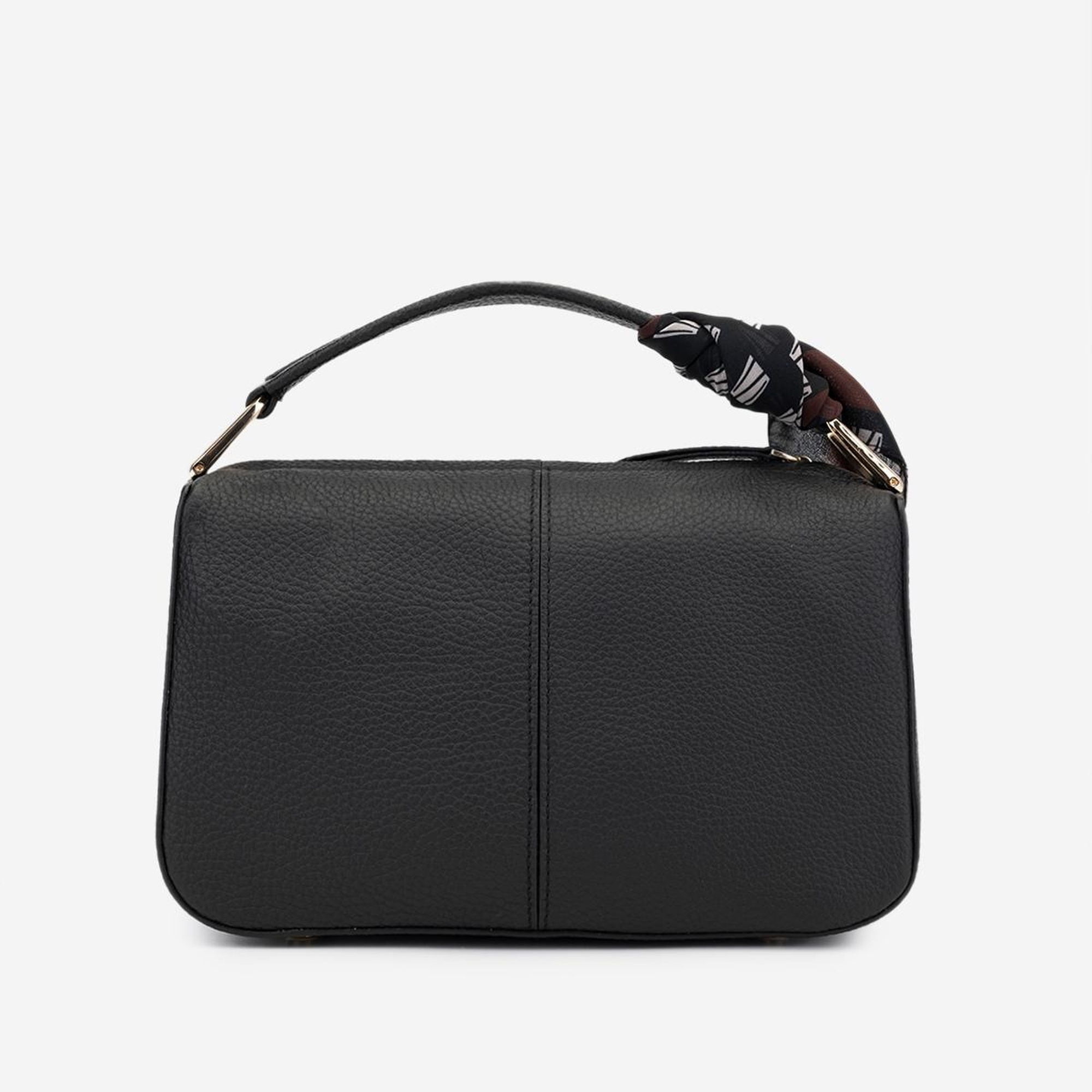 Valmenti Termo Kadın Siyah Floter Hakiki Deri Omuz Çanta