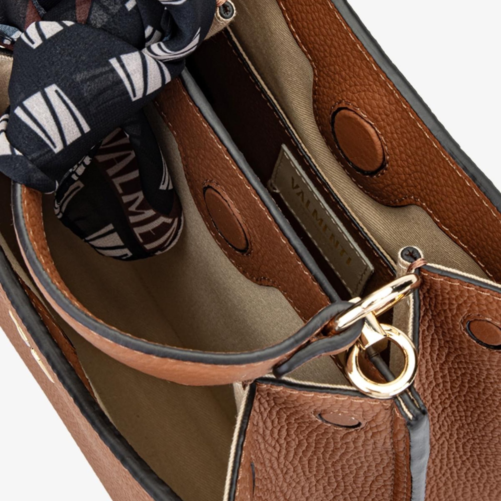 Valmenti Square Kadın Taba Hakiki Deri El Çantası