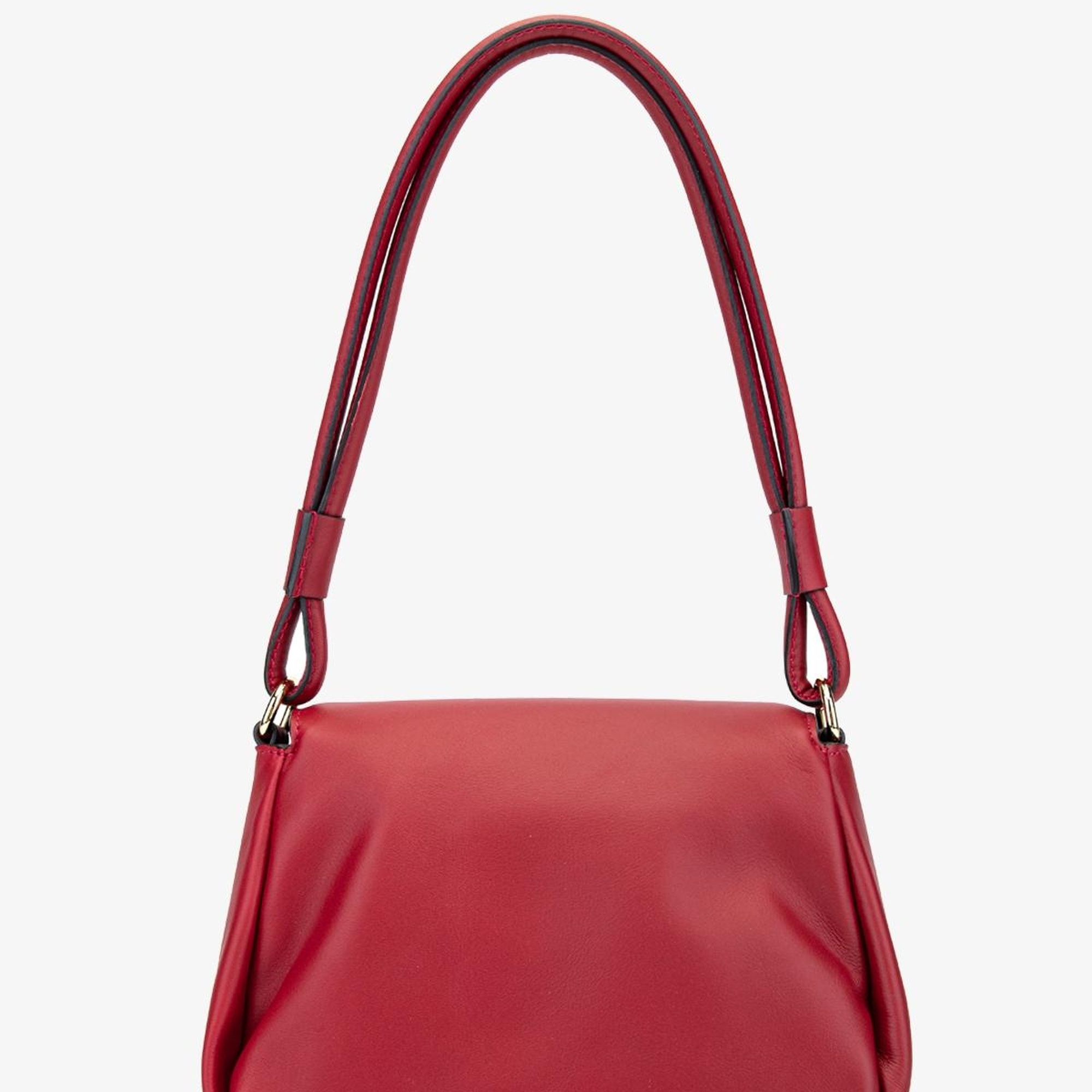 Valmenti Caly Kadın Kırmızı Hakiki Deri Omuz Çanta