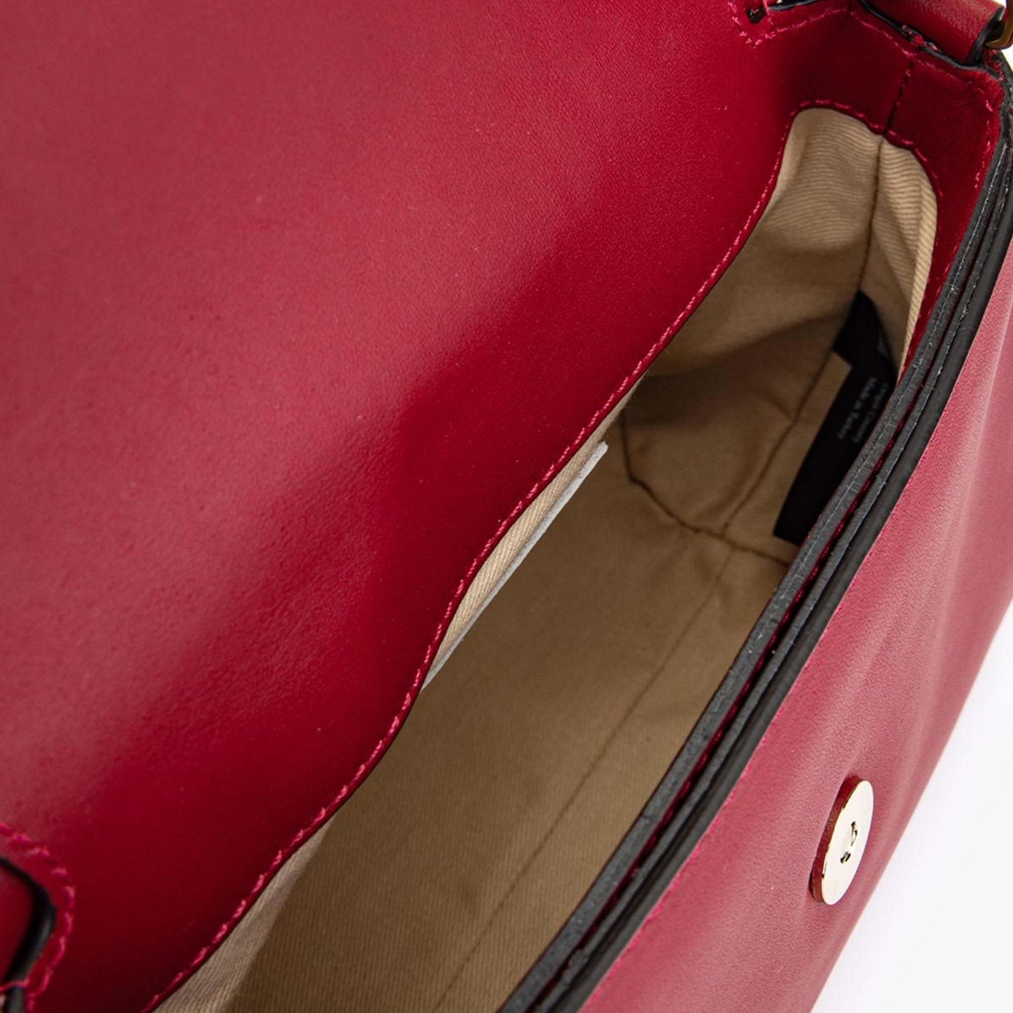 Valmenti Caly Kadın Kırmızı Hakiki Deri Omuz Çanta