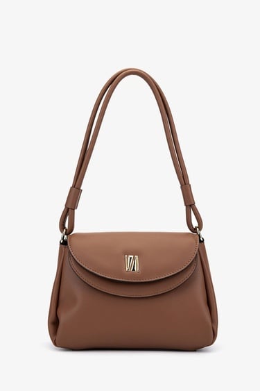  Valmenti Caly Kadın Taba Hakiki Deri Omuz Çanta