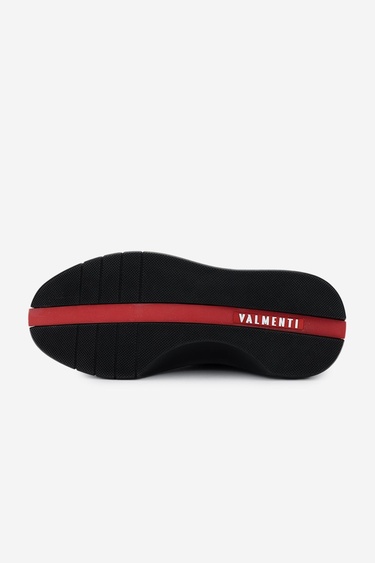  Valmenti Erkek Hakiki Deri Siyah Sneakers & Spor Ayakkabı