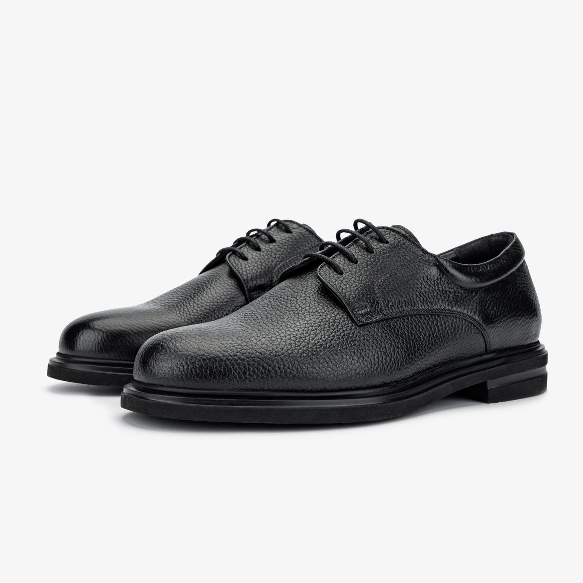 Valmenti Erkek Hakiki Deri Siyah Floter Klasik Ayakkabı