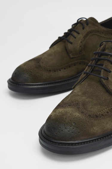  Valmenti Erkek Yeşil Süet Hakiki Deri Casual Ayakkabı