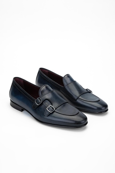  Valmenti Laura Erkek Lacivert Hakiki Deri Klasik Ayakkabı