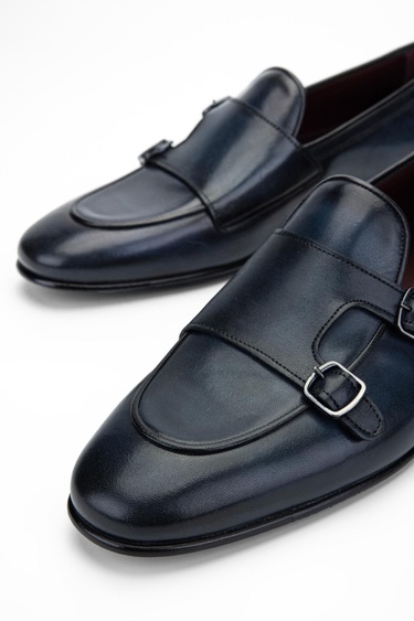  Valmenti Laura Erkek Lacivert Hakiki Deri Klasik Ayakkabı