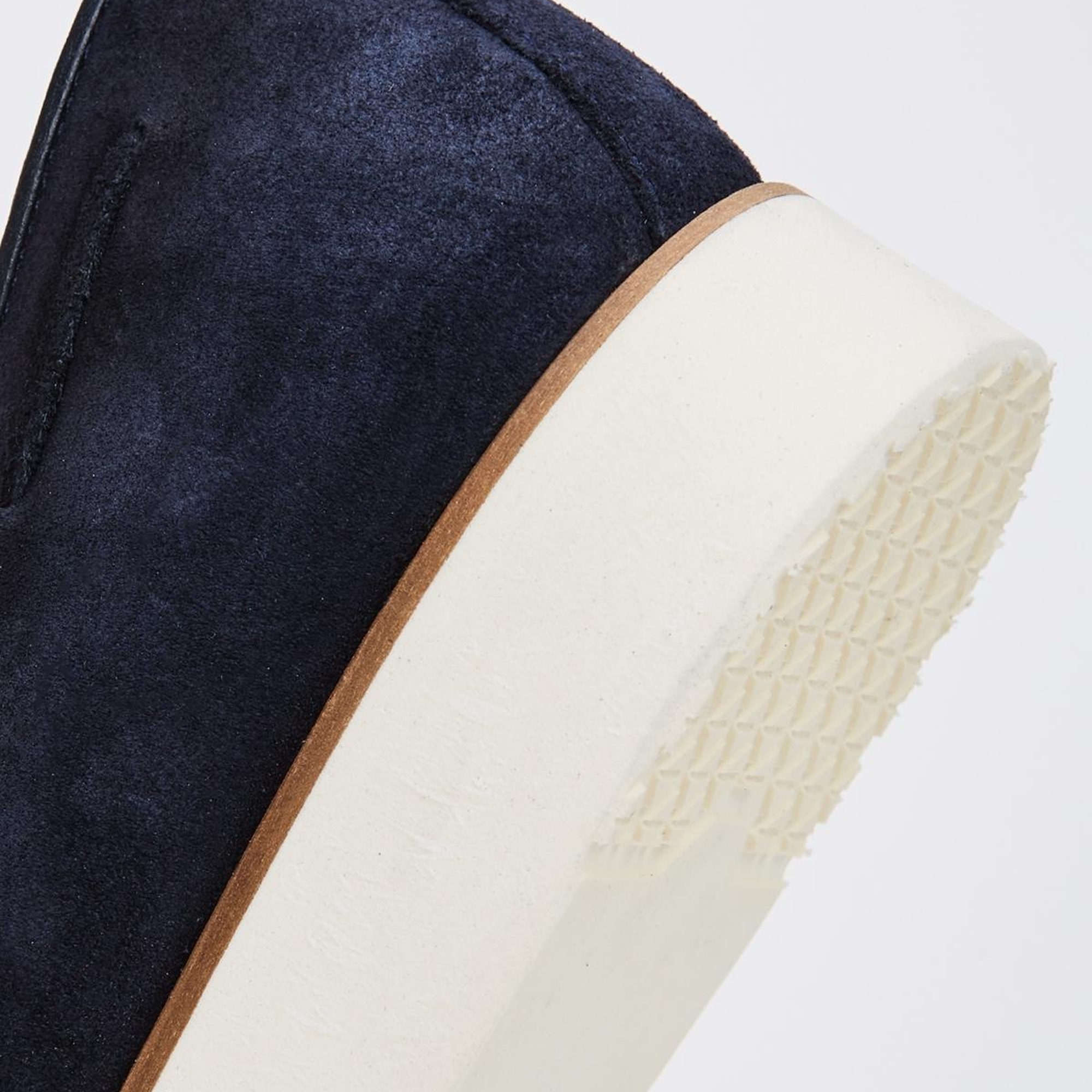 Valmenti Ottone Erkek Lacivert Süet Hakiki Deri Loafer Ayakkabı