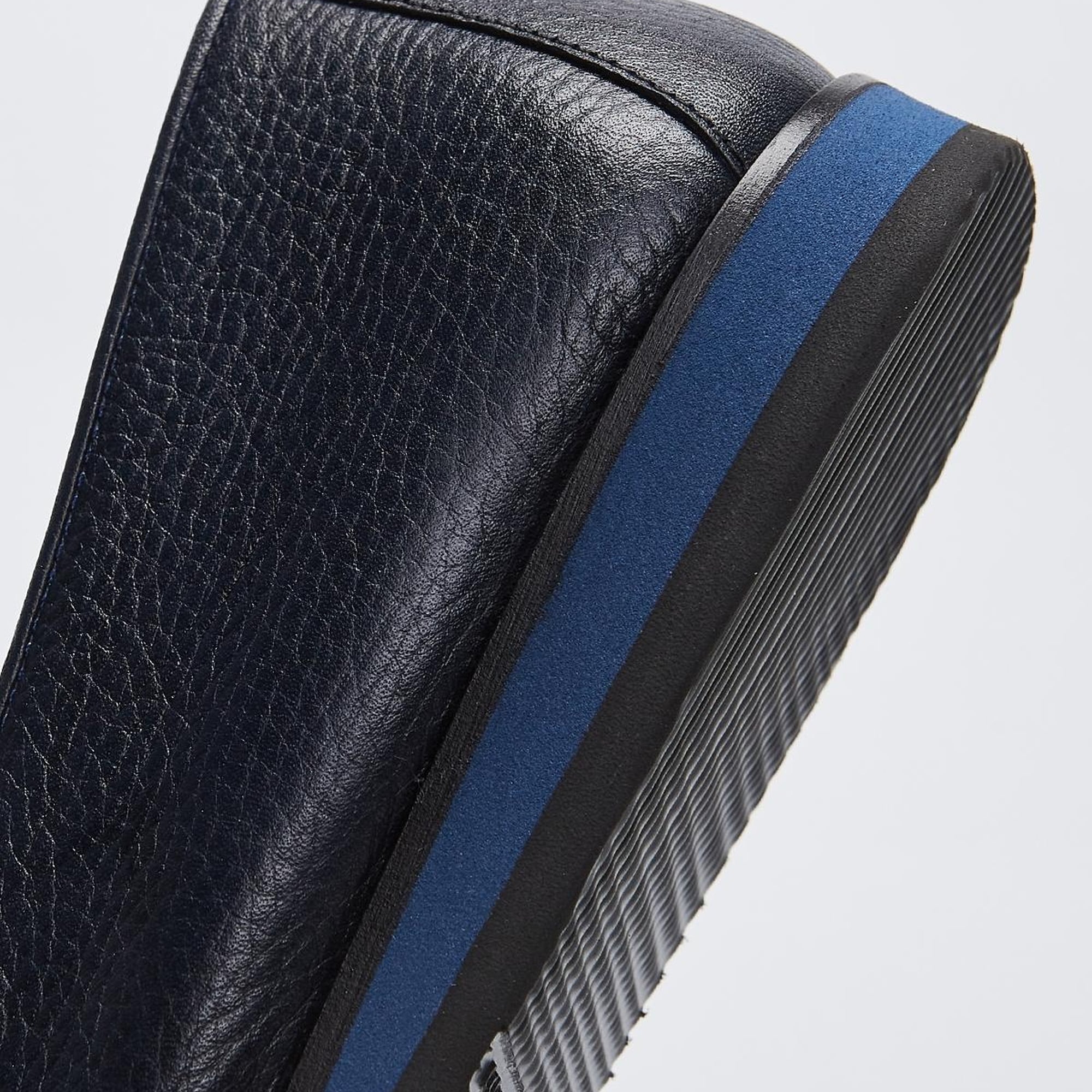 Valmenti Jolanda Erkek Lacivert Floter Hakiki Deri Loafer Ayakkabı