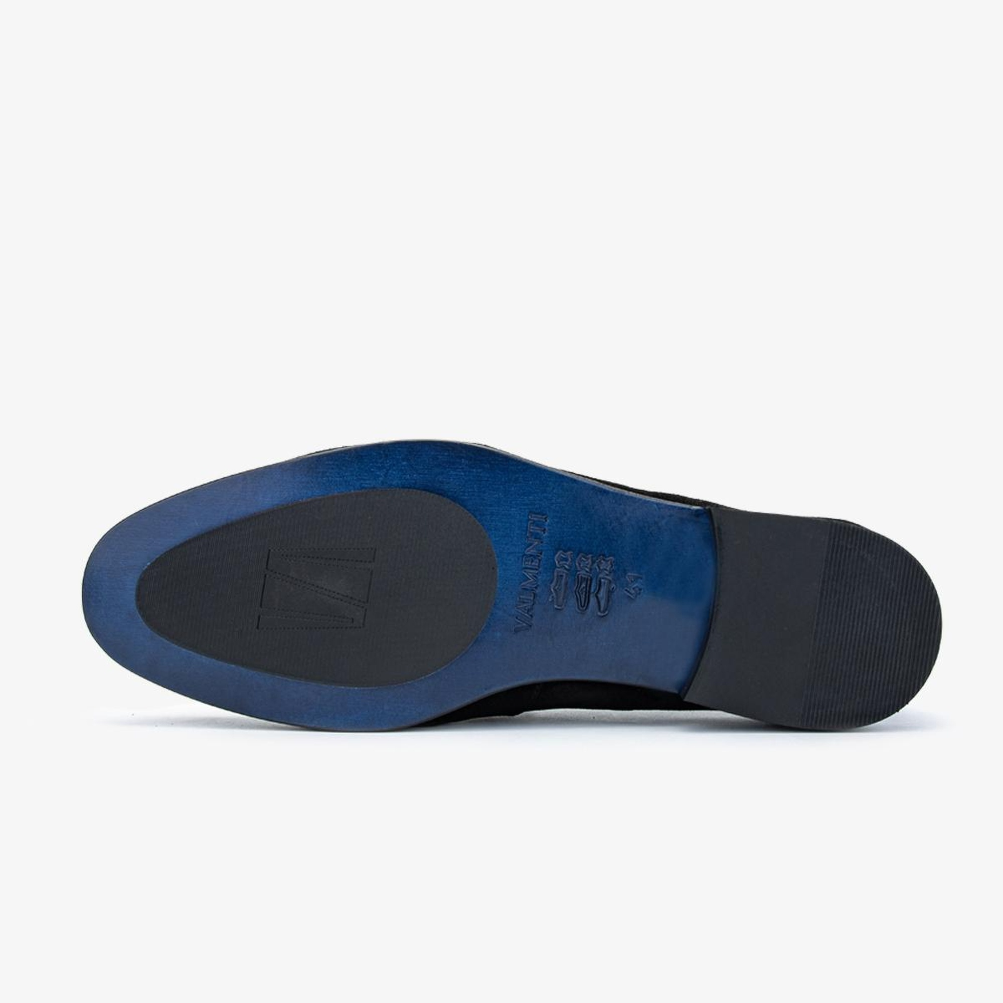 Valmenti Thonas Erkek Siyah Süet Hakiki Deri Loafer Ayakkabı