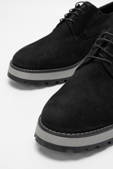  Valmenti Erkek Siyah Nubuk Hakiki Deri Casual Ayakkabı