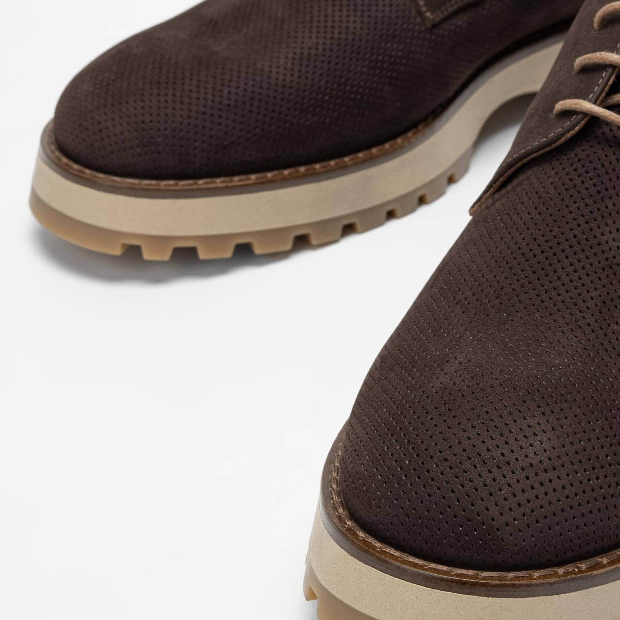 Valmenti Erkek Kahve nbk Hakiki Deri Casual Ayakkabı