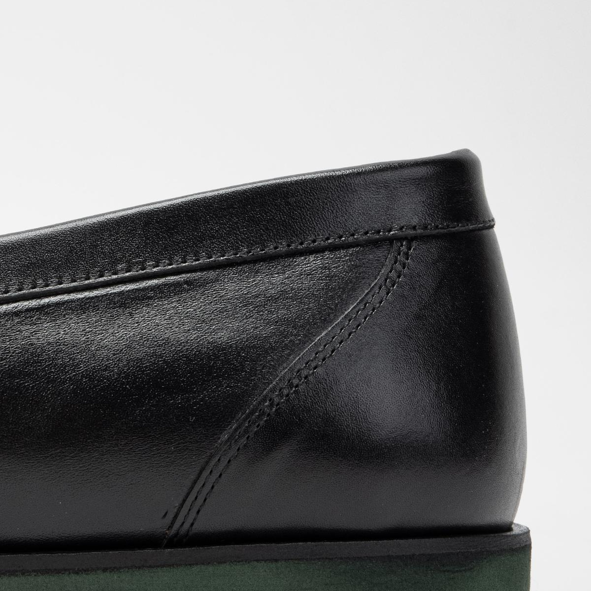 Valmenti Erkek Siyah Hakiki Deri Casual Ayakkabı