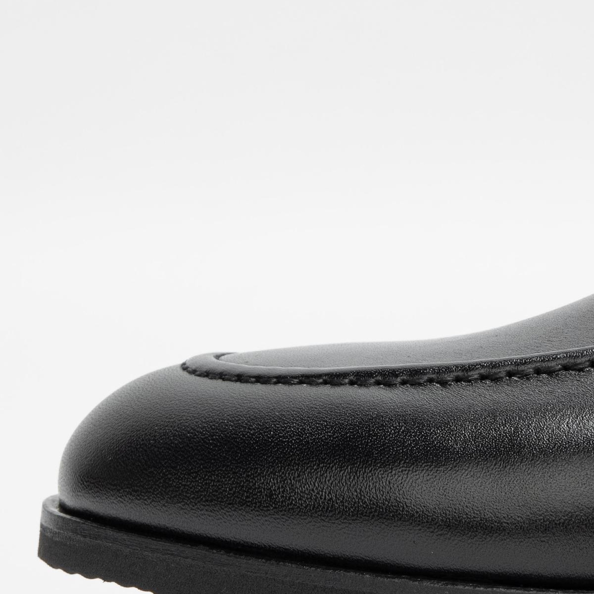 Valmenti Erkek Siyah Hakiki Deri Casual Ayakkabı