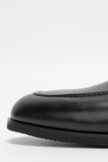  Valmenti Erkek Siyah Hakiki Deri Casual Ayakkabı