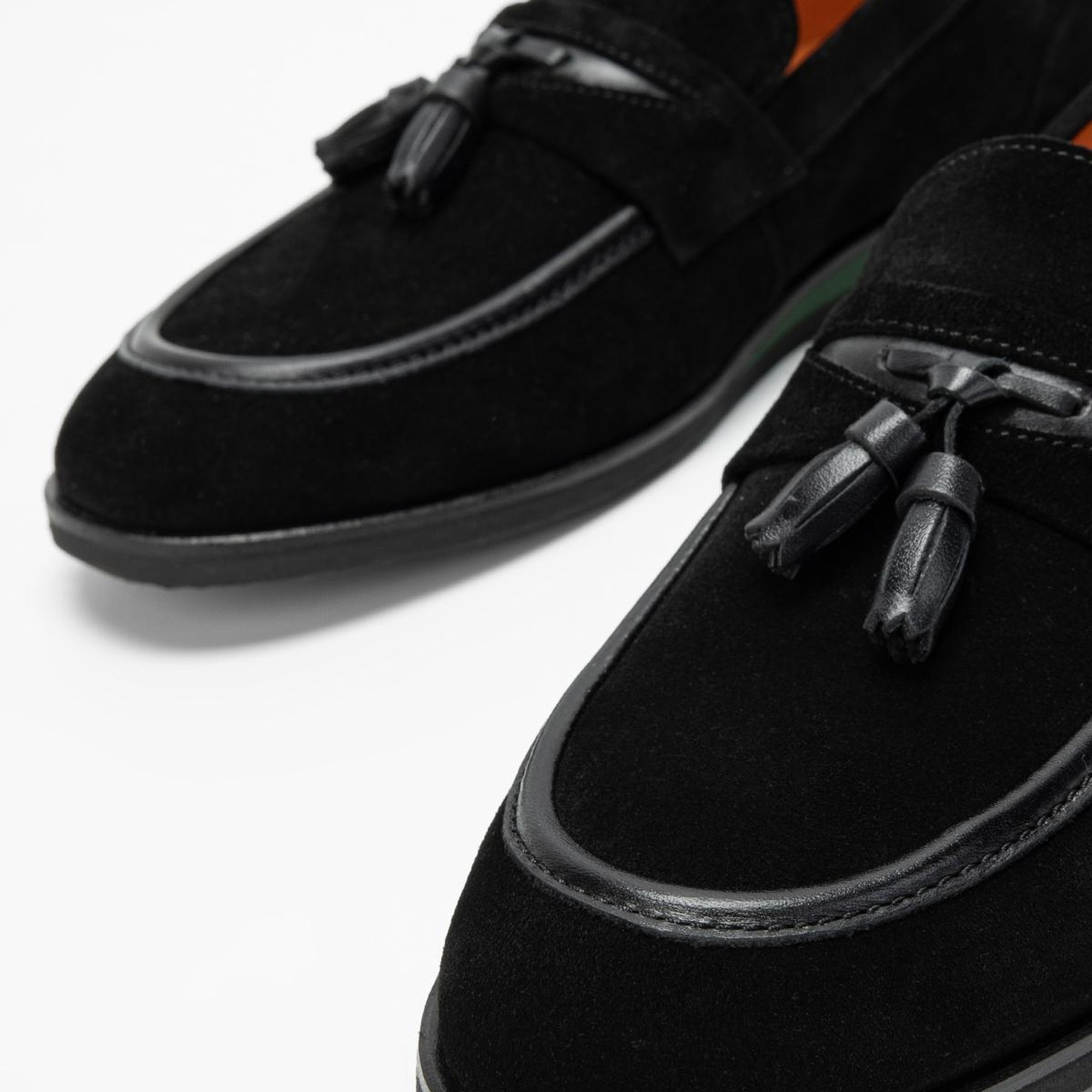 Valmenti Erkek Siyah Süet Hakiki Deri Casual Ayakkabı