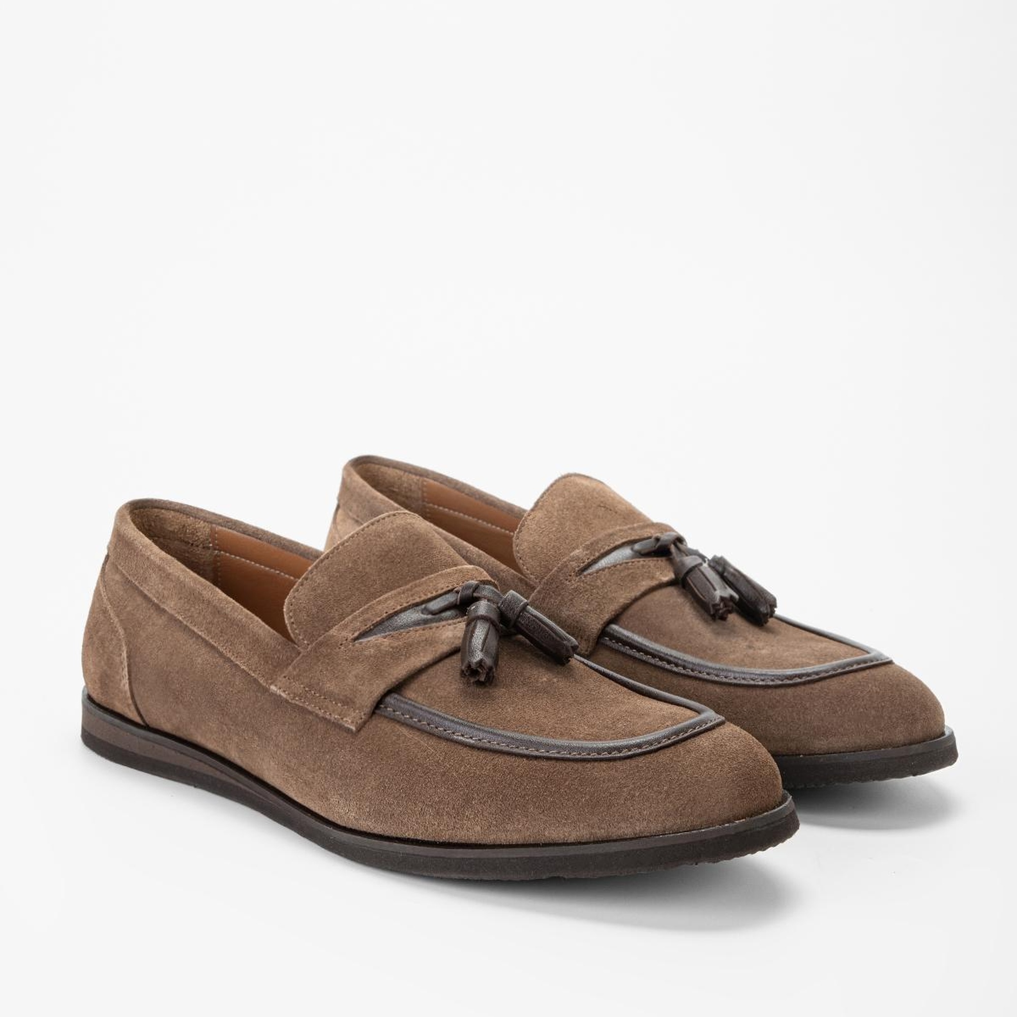 Valmenti Erkek Tarçın Süet Hakiki Deri Casual Ayakkabı